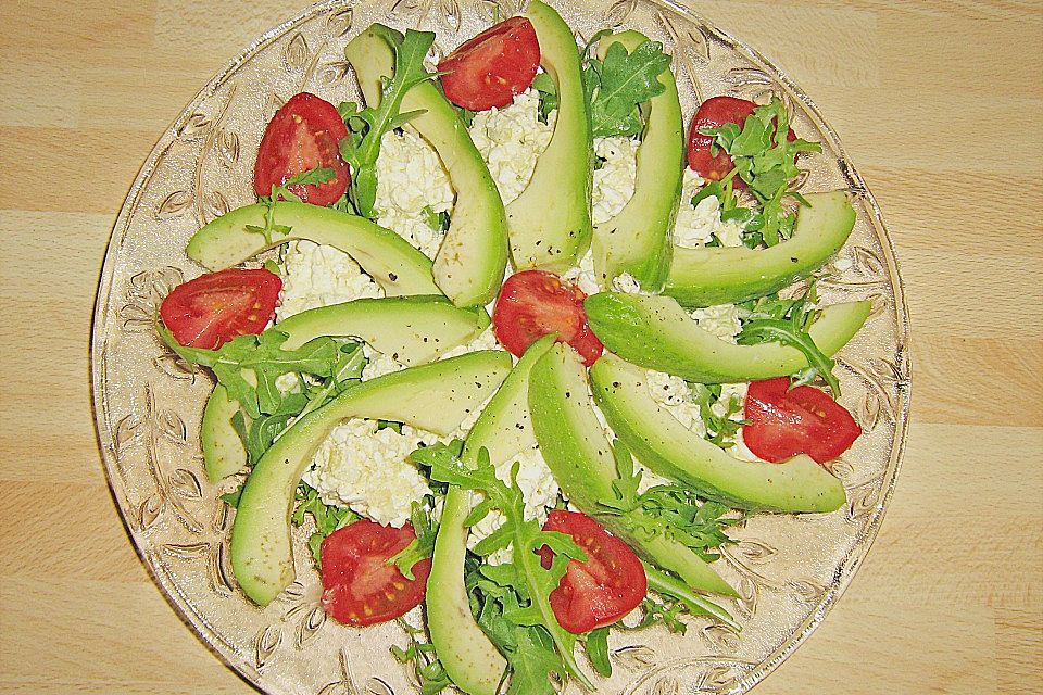 Avocado - Hüttenkäse - Salat