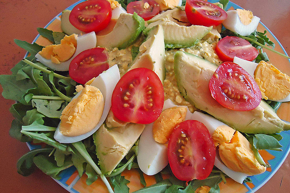 Avocado - Hüttenkäse - Salat