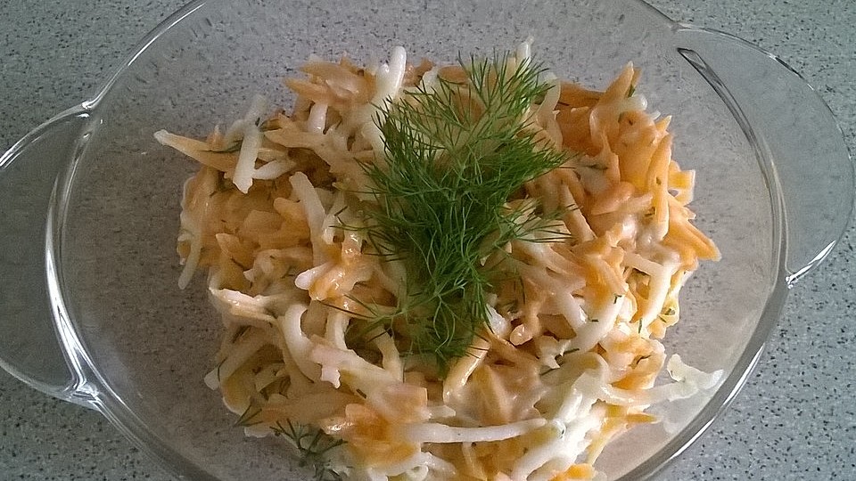 Kohlrabi-Möhren-Salat von Kochmuffel09| Chefkoch Kohlrabi-Möhren-Salat von Kochmuffel09| Chefkoch