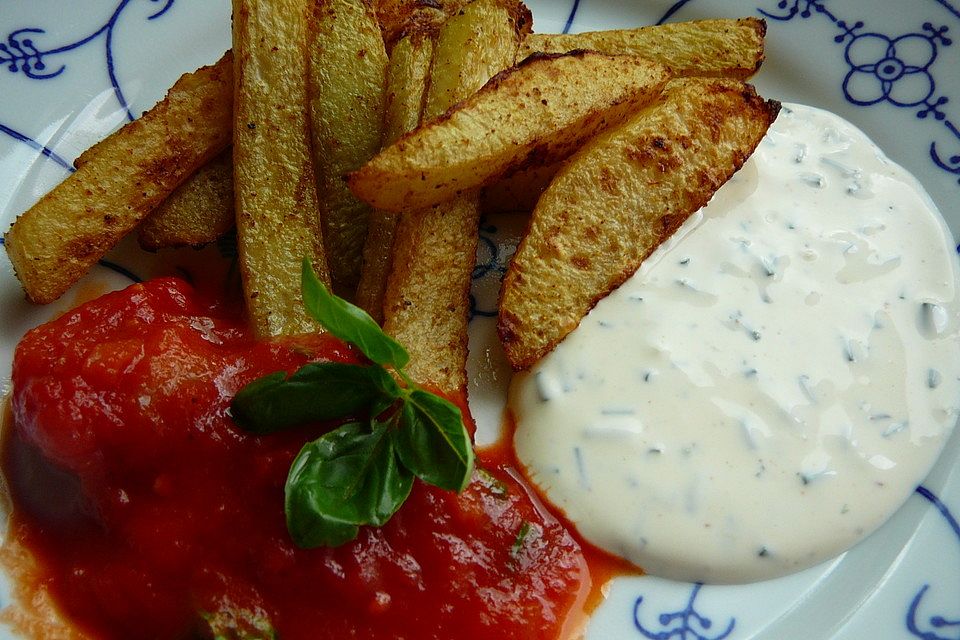 Kohlrabi aus dem Backofen mit Tomatensauce