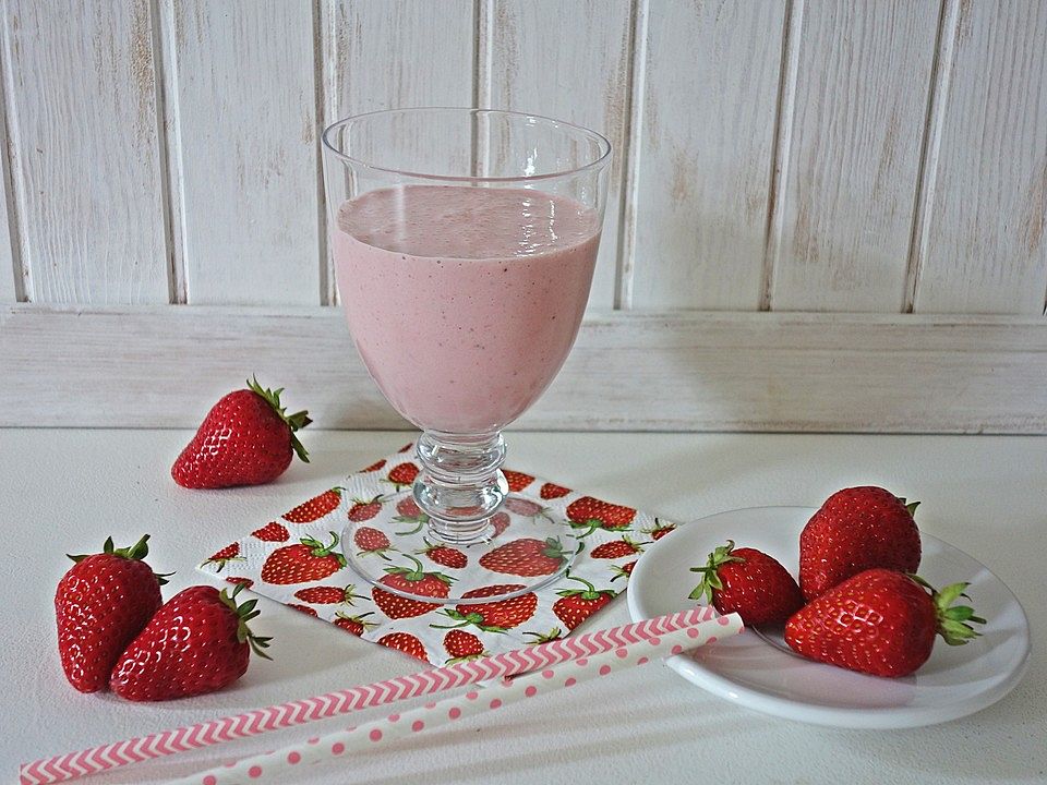 Leckerer Erdbeer-Milchshake von StevenThedens| Chefkoch