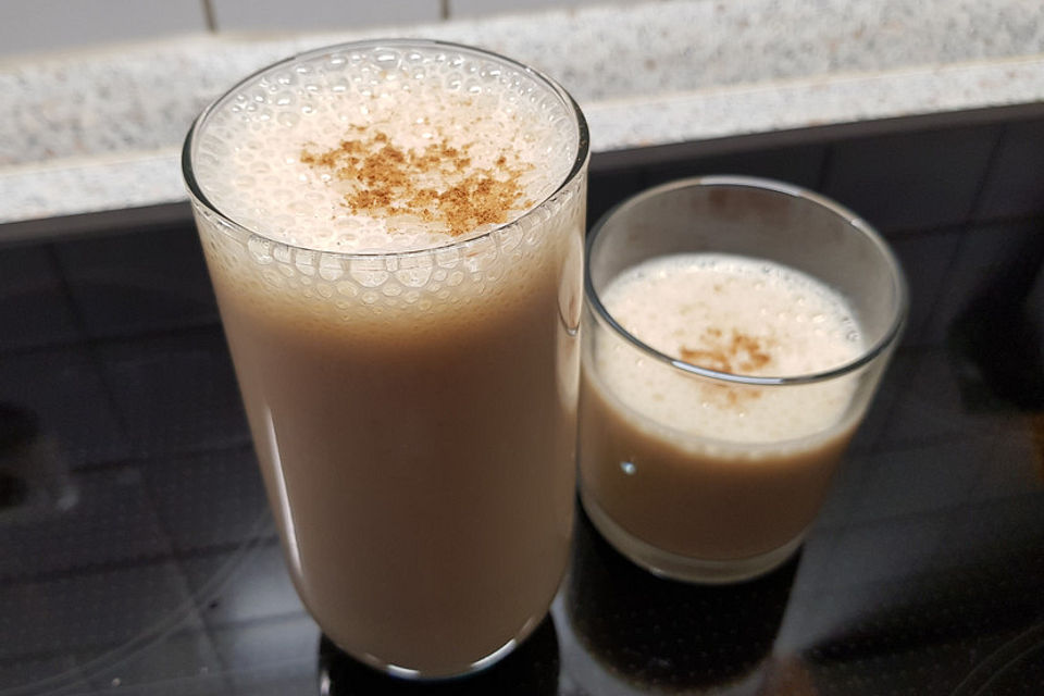 Aromatischer Bananen-Milchshake