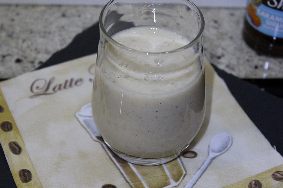 Aromatischer Bananen-Milchshake