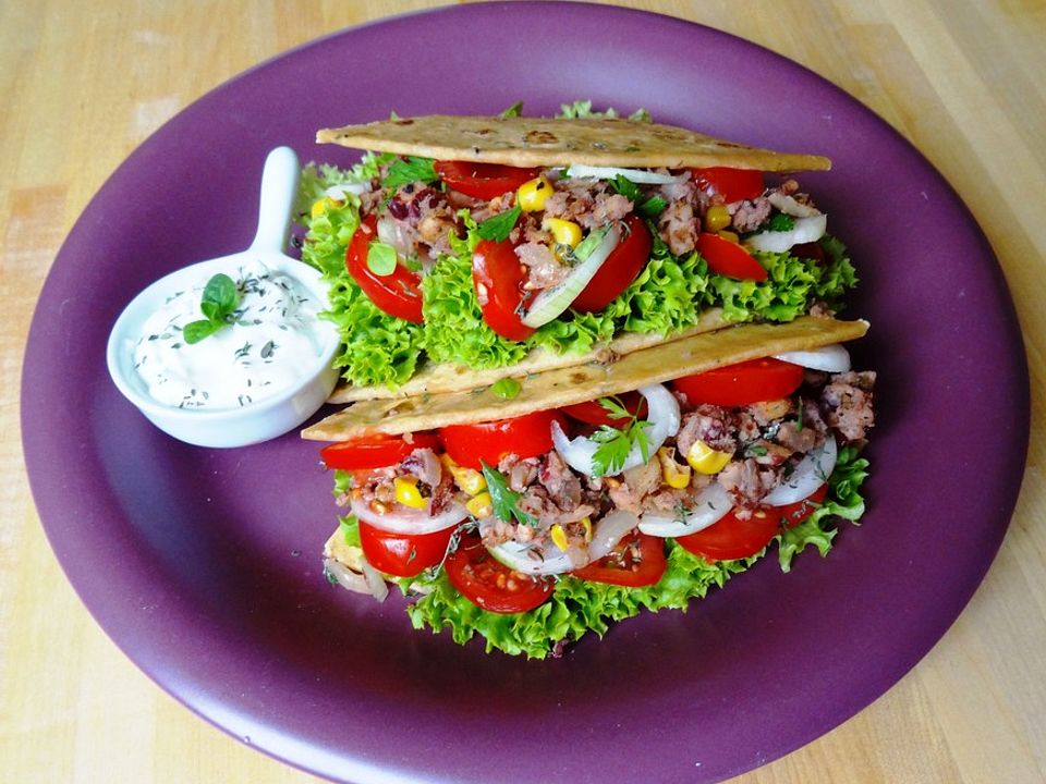 Vegane Tacos mit Walnussfüllung von MargotFischer| Chefkoch