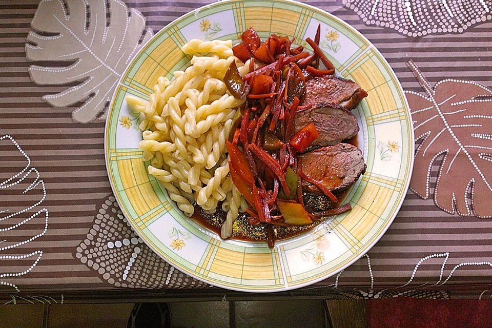 Entenbrustfilet süß - sauer