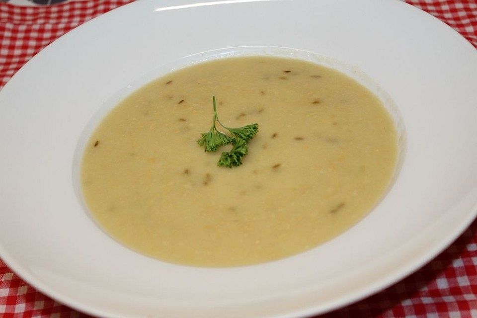 Arabische Kartoffelsuppe mit Kichererbsen