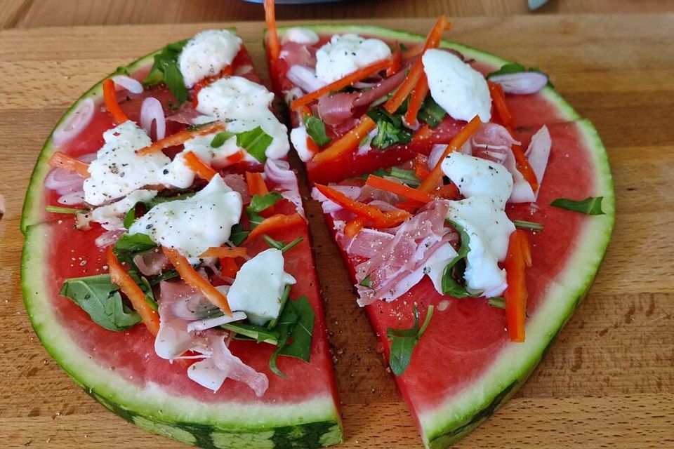 Wassermelonenpizza