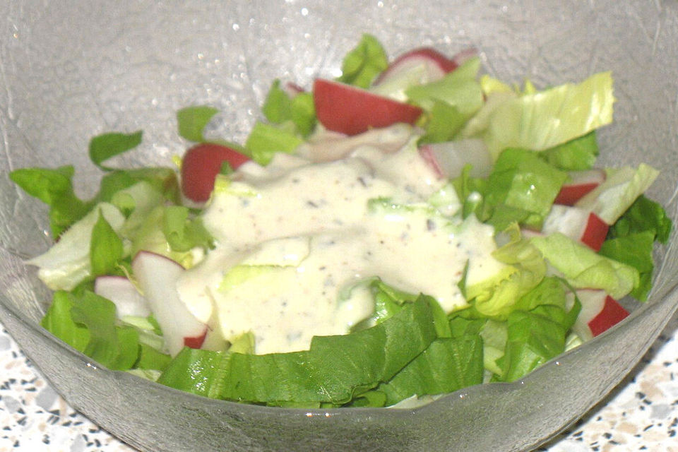 Limetten-Joghurt-Dressing