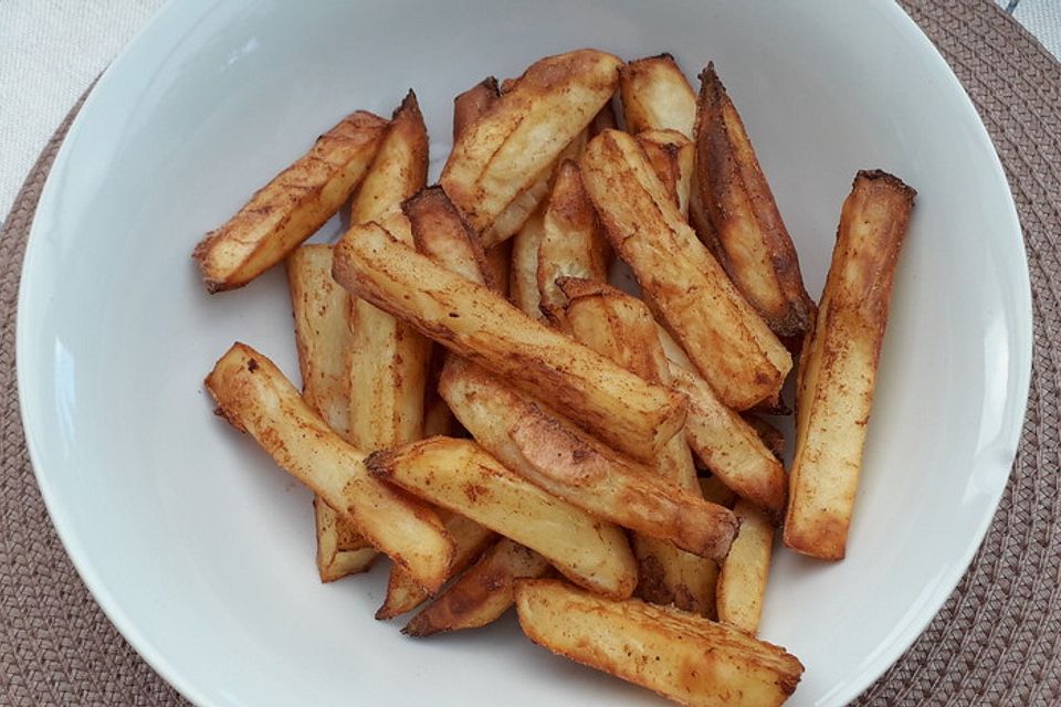 Pommes aus dem Backofen ohne Fett