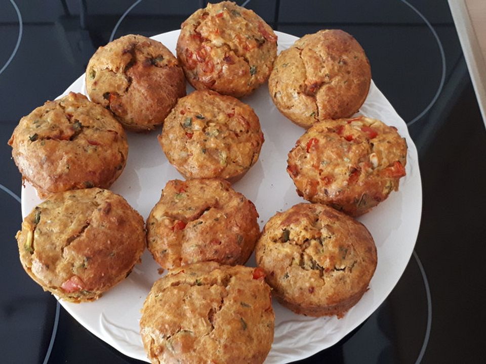 Vegetarische PizzaMuffins von SchmeckleckerAnke Chefkoch