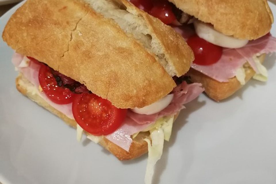 Ciabatta Sandwich de Luxe