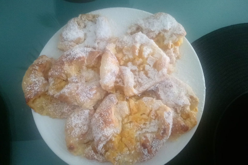 Blätterteig-Mango-Taschen