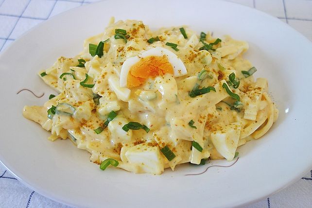 Eiersalat mit Käse und Ananas von tarragon| Chefkoch