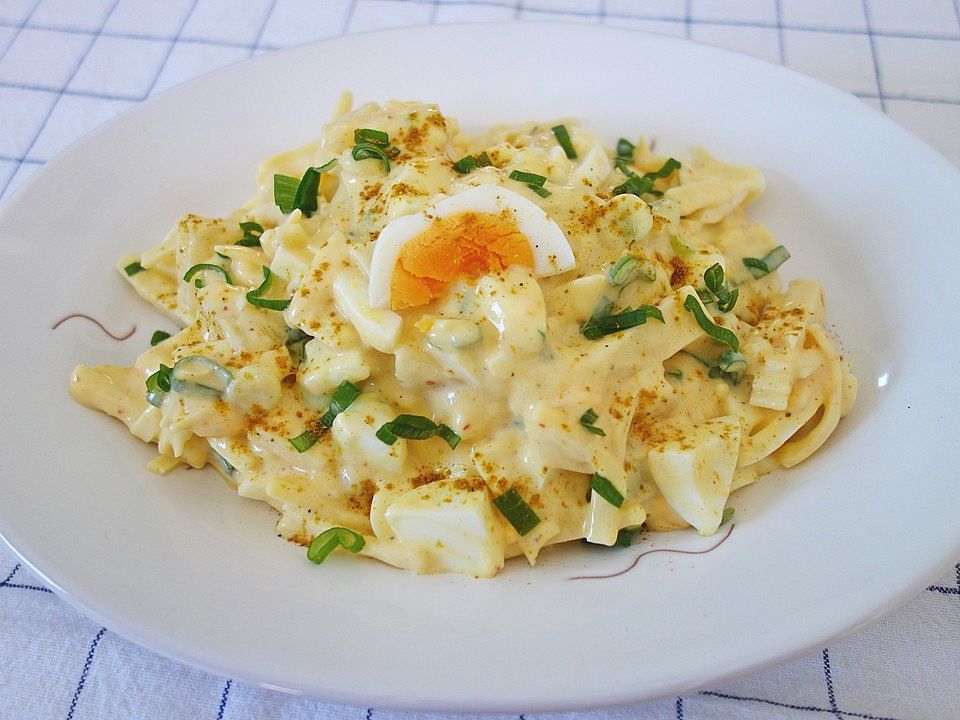 Eiersalat mit Käse und Ananas von tarragon| Chefkoch