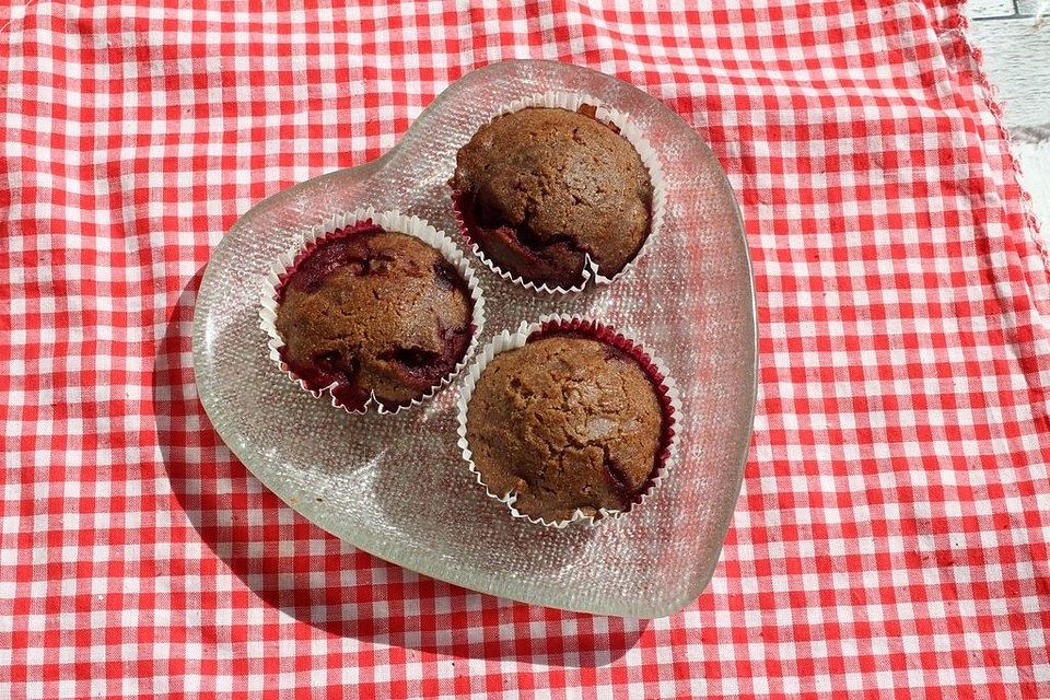 Saftige Rum-Kirsch-Muffins