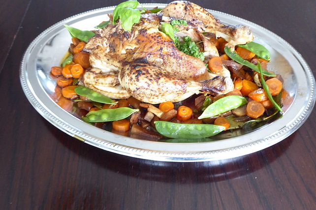 Hähnchen mit Frühlingsgemüse von korsika1| Chefkoch