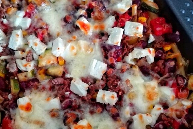 Mediterraner Nudelauflauf mit Feta von desywes| Chefkoch Mediterraner Nudelauflauf mit Feta von desywes| Chefkoch