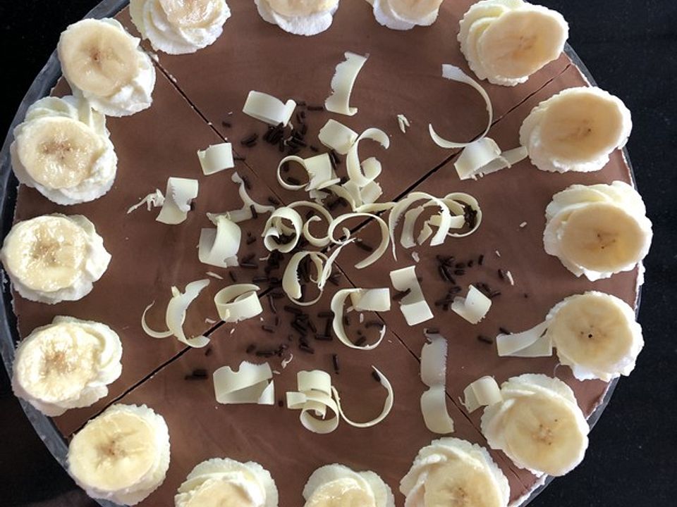 Schokoladen Bananen Torte Von Flipps Chefkoch