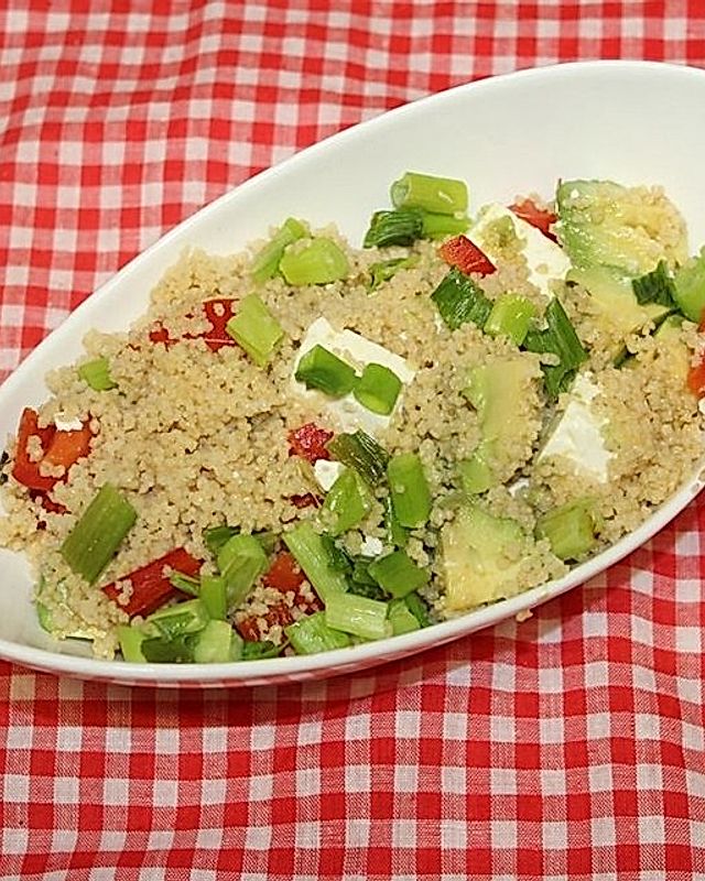 Couscous-Avocado-Salat
