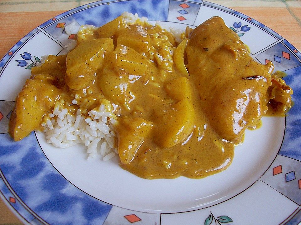 Hähnchenbrustfilets mit Ananas - Curry - Sauce von hemet-nisut-weret ...
