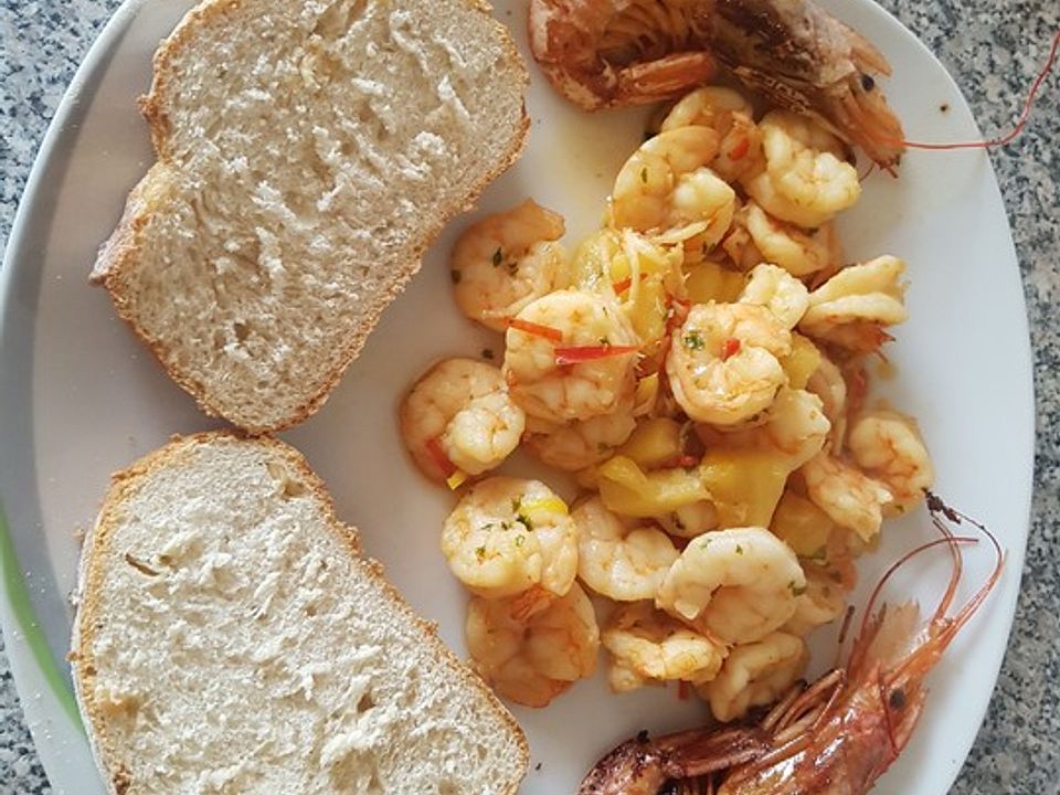Garnelen süß-sauer mit Ananas und Sojasoße von heschneze| Chefkoch