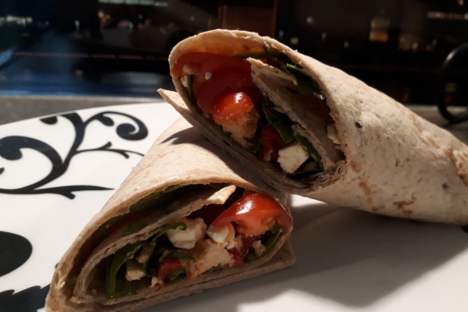 Italienisch interpretierte Wraps