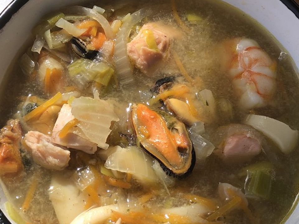 Fischsuppe mit Meeresfrüchten von nath| Chefkoch
