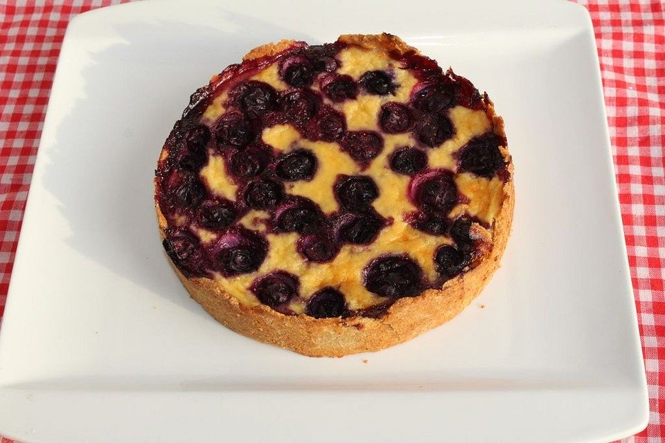 Blaubeer-Schmand-Tarte