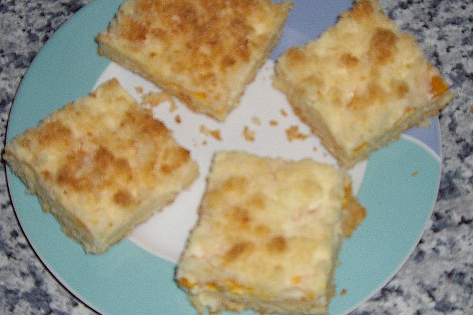 Mandarinenkuchen mit Quark und Kokos