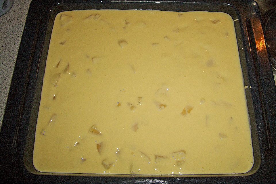 Mandarinenkuchen mit Quark und Kokos