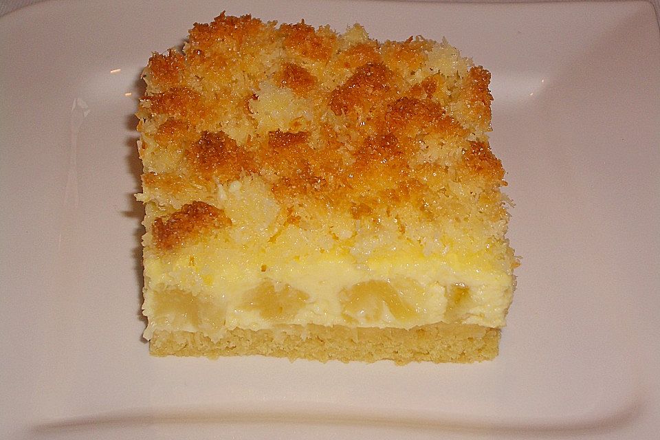 Mandarinenkuchen mit Quark und Kokos