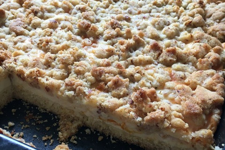 Mandarinenkuchen mit Quark und Kokos