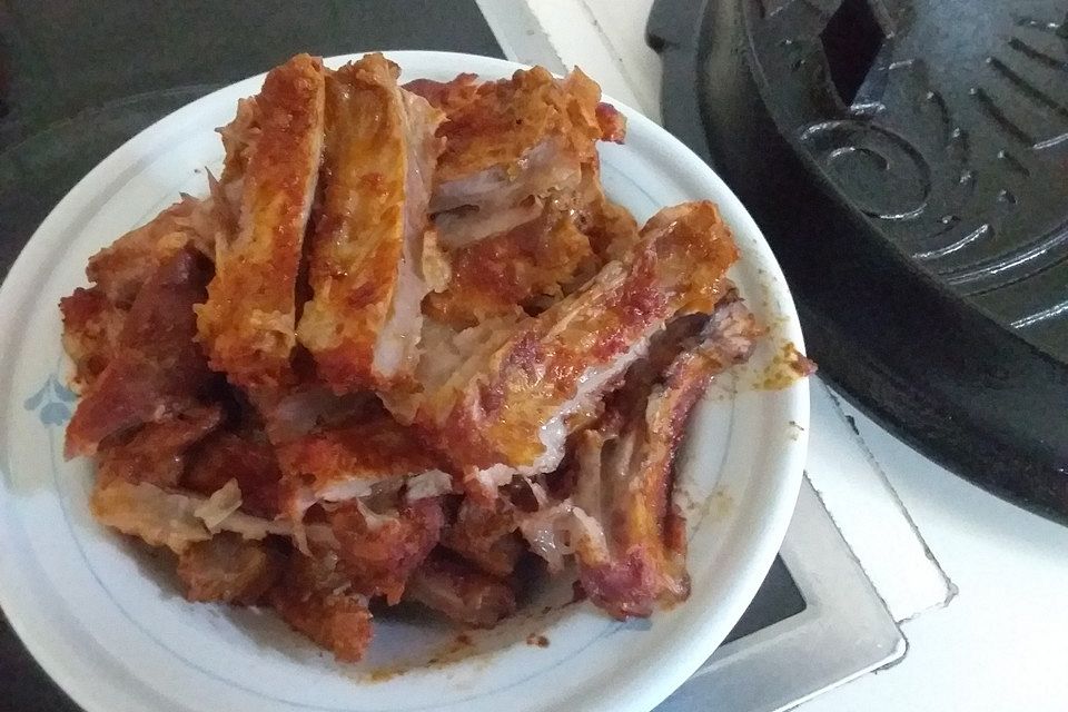 Spareribs aus dem Dutch Oven