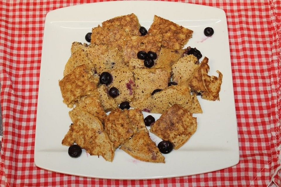 Mein Heidelbeer-Kaiserschmarrn mit Haferflocken