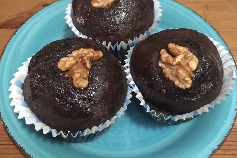 Vegane Schoko-Muffins