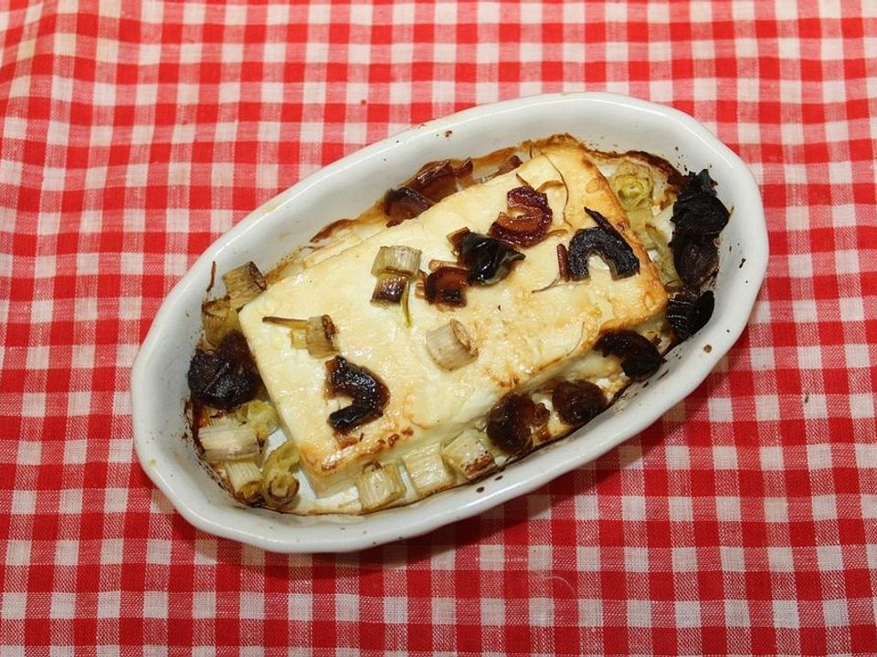 Feta-Käse gebacken mit Feigen und Frühlingszwiebeln von CeeBee77| Chefkoch