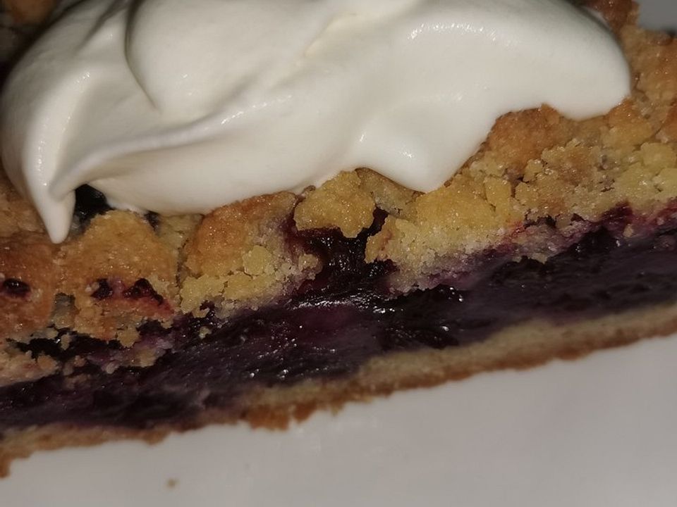 Heidelbeerkuchen mit Streuseln von FortunaBroetchen| Chefkoch
