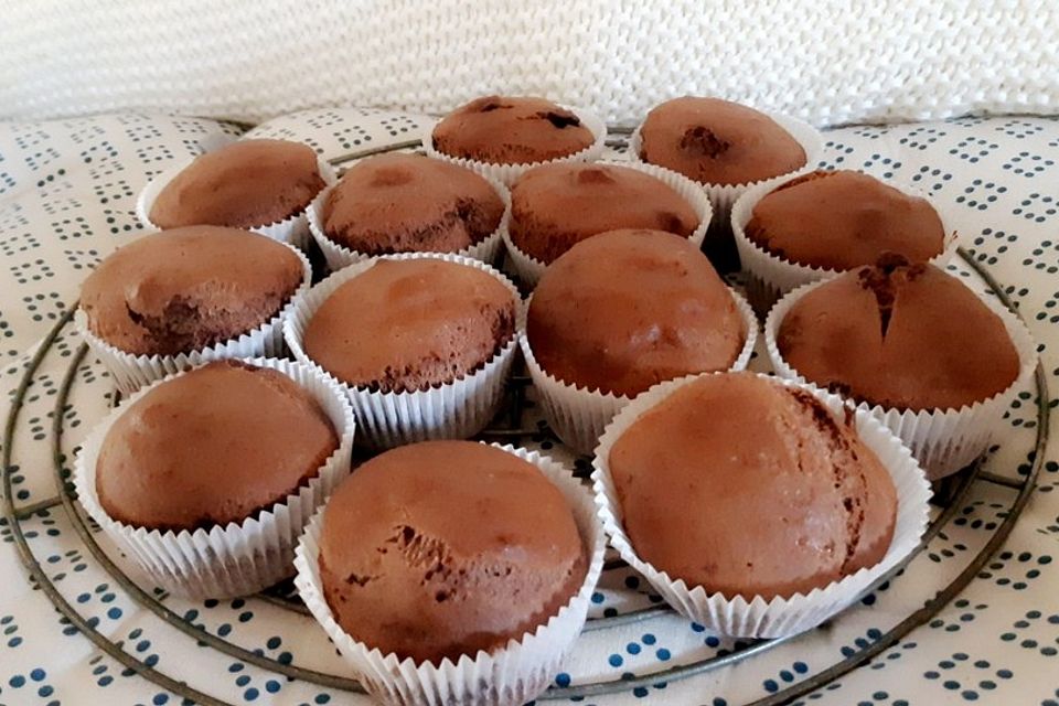 Schoko-Bananen-Muffins - vegan und glutenfrei