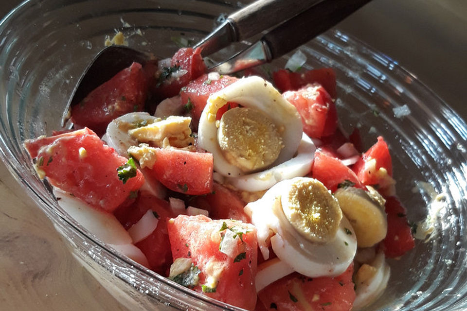 Tomaten-Eier-Salat