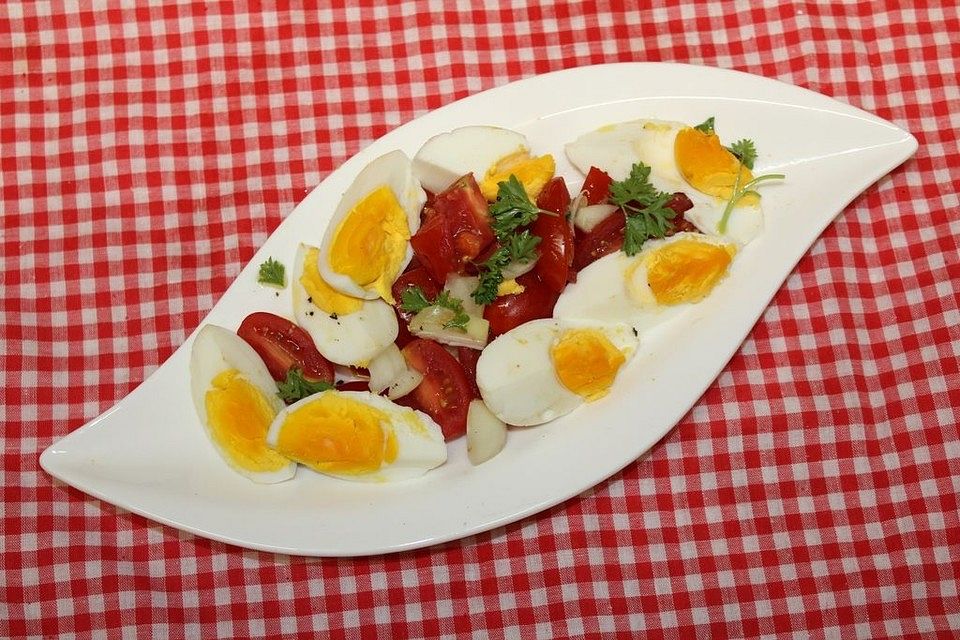 Tomaten-Eier-Salat