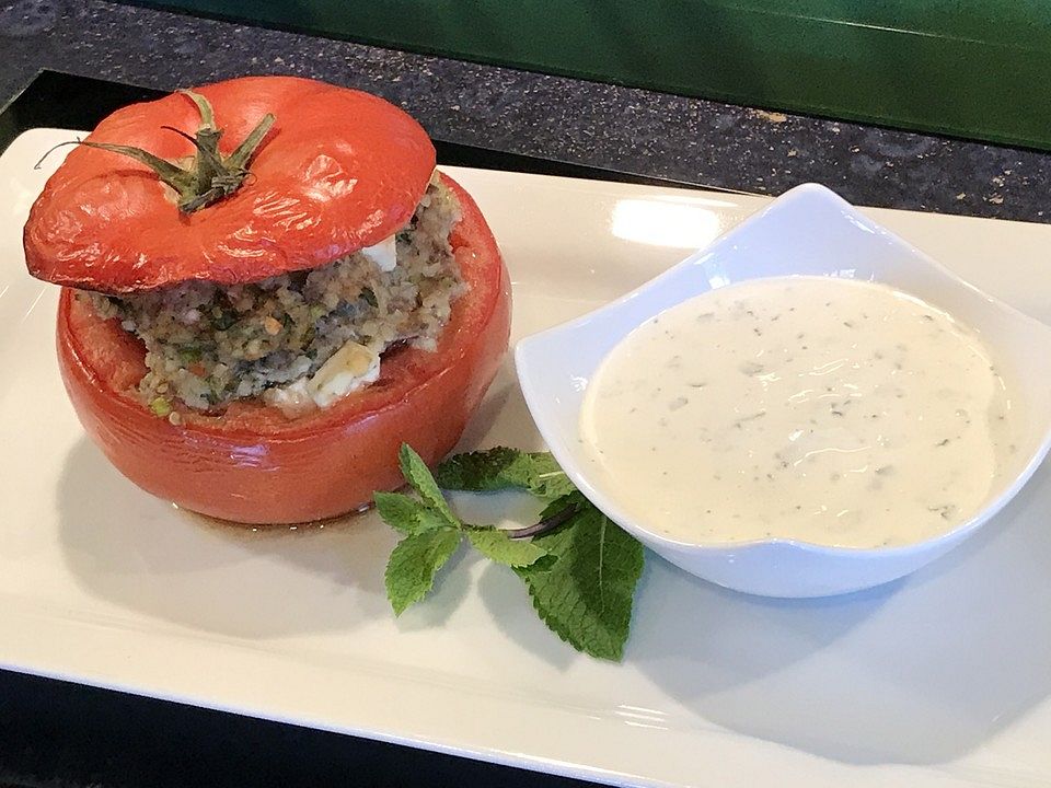 Gefüllte Tomaten mit Bulgur und Hackfleisch von Persy33| Chefkoch