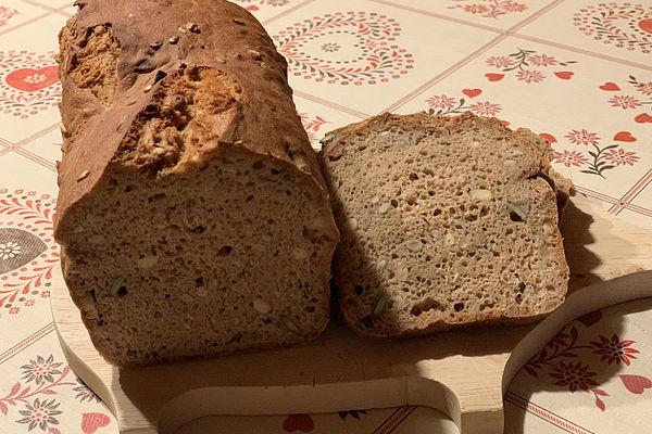 Schnelles Brot aus der Kastenform von happyandhungry | Chefkoch