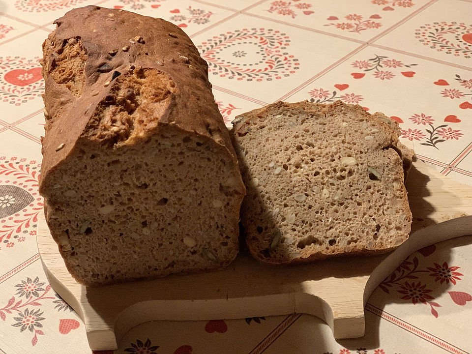 Schnelles Brot aus der Kastenform von happyandhungry | Chefkoch