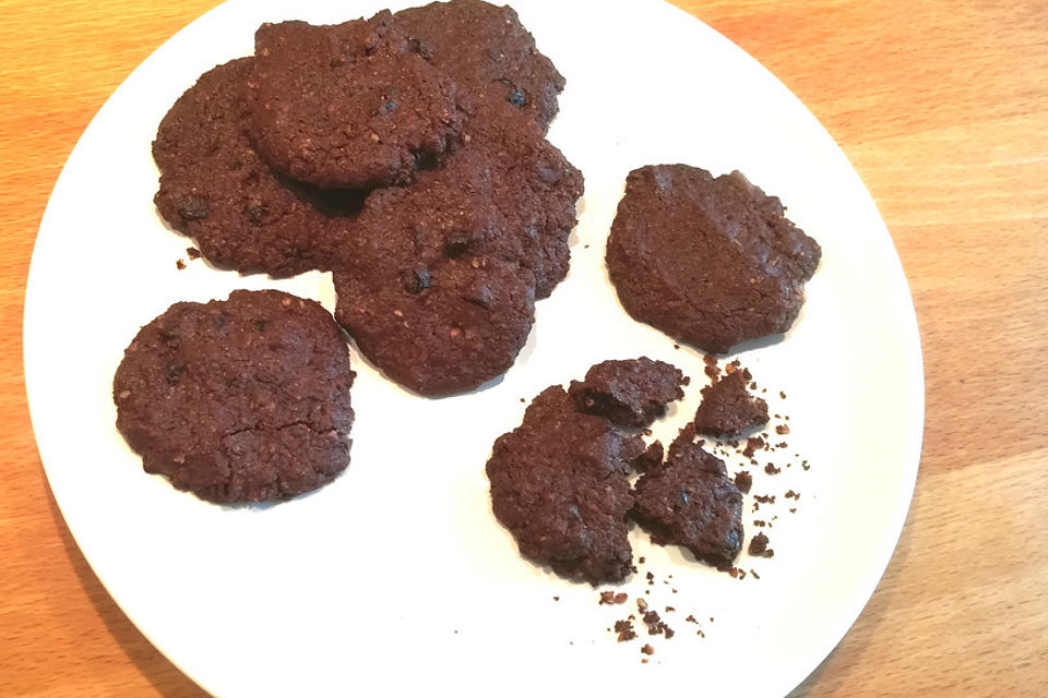 Rum-Traube-Nuss Cookies