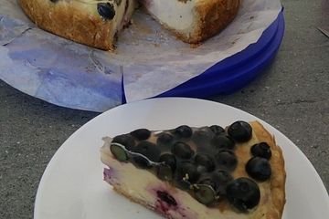 Blaubeer Schmand Pudding Kuchen Von Bieneemsland Chefkoch