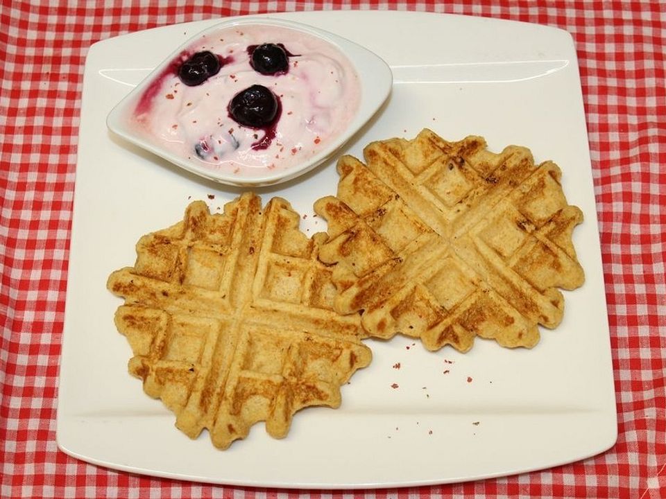 Low Carb Waffeln Mit Beeren Von Aschd Chefkoch