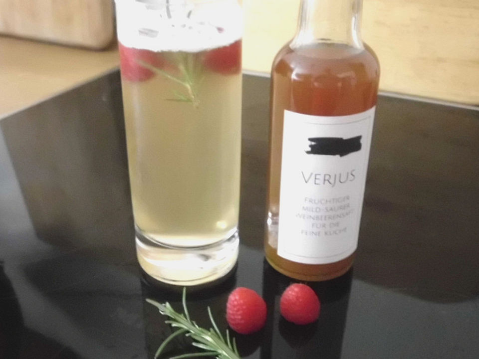 Sommerschorle Auf Verjus Basis Von Aemp Chefkoch 