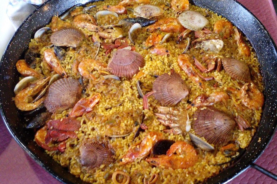 Meeresfrüchte - Paella