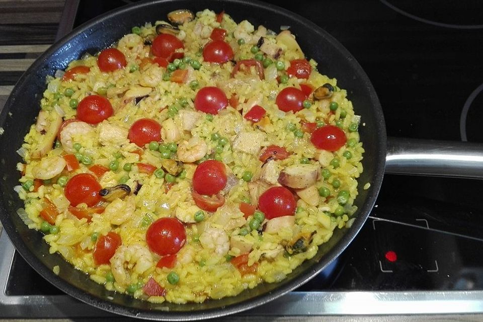 Meeresfrüchte - Paella