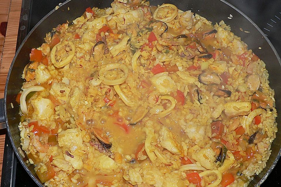 Meeresfrüchte - Paella